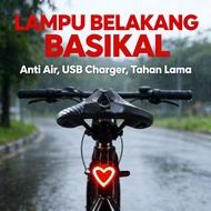 Bike Rear Light Waterproof USB Rechargeable 3 Model Ultralight Cycle Tail Light Bike Accessories