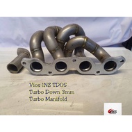 [ READY STOCK ] Bananana Vios 1NZ TD05 Turbo Down Custom style Turbo Manifold