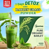 Navitas Barley Grass Powder Original 100% Pure Organic Barley Official Store Detox Drink Mix Barley Powder Matcha Celery