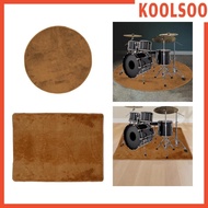 [Koolsoo] Drum Rug Electrical Drum Carpet Floor Protection Drum Accessories for Music Studio Jazz Drum Performing Electric Drum Stage