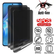 5PCS Hydrogel Soft Film For HMD Vibe Skyline Hyper Crest Max Aura Atlas Matte and Anti Spy Privacy S