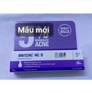 Gel chấm Benzac 2.5% và 5% Benzoyl Peroxide