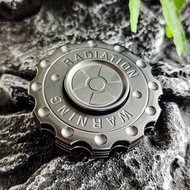 Radiation Warning Fidget Clicker Spinner EDC Gear Hand Spinner Adult Fidget Toys ADHD Tool Anxiety S