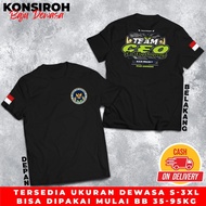 MBG Team CEO T-Shirt Wash Elap Ompreng Short Sleeve SPPG Shirt Premium Soft Pe Material S-2XL COMBED
