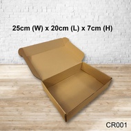 250x200x70 Storage Box | Courier Box | Packing Box | Brown Kraft Box | Hard Brown Box |Delivery Pack