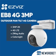 EZVIZ EB8 4G 3MP 2K COLORNIGHT PAN-TILT 10400MAH 4G LTE BATTERY CAM