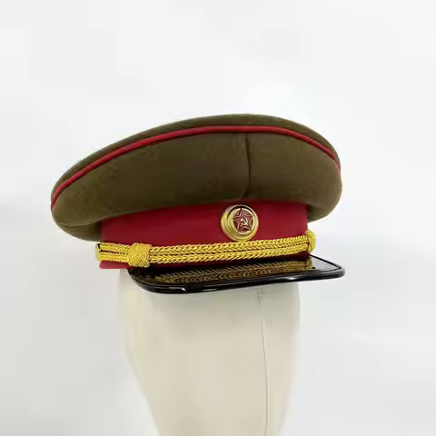 USSR Soviet Red Army Marshal Hat Joseph Vissarionovich Stalin Military Parade Peaked Cap Big Brim Go