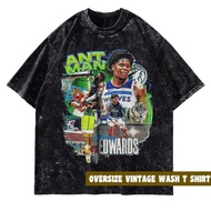 Anthony Edwards Ant Man Oversize T-Shirt | Cotton 24s - Built-Up | Wash Vintage