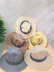Cowboy Hat | Topi Mengkuang | Outdoor Beach Hat | Straw Hat | Topi Kebun | Fashion Hat