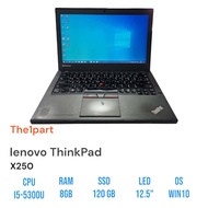 The1part โน๊ตบุ๊ค lenovo ThinkPad x250 / RAM 8GB / SSD 120GB มีประกัน