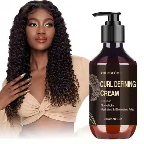 Argan OiI CURL DEFINING CREAM, Hair-Smoothing Anti-Frizz Cream to Define All Curl Types & Hair Textu