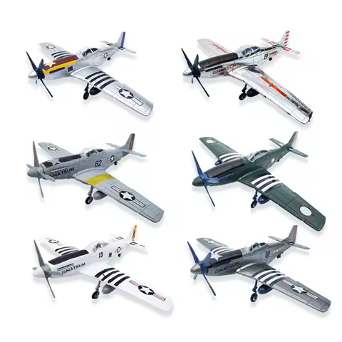 1 Set 1:48 Scale Model Jet Fighter DIY Model Kits 4D Model Aircraft Kits with Random Color Delivery 
