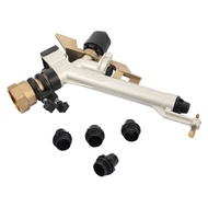 Garden Irrigation 1.5" Female Thread Long Distance Sprinkler nozzle with 4pc Nozzle Garden Irrigatio