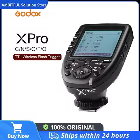 Godox Xpro Series Flash Trigger Transmitter Xpro-C/N/S/F/O for all Type Camera for Canon Nikon Sony 