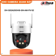 Camera IP PTZ Wifi 2MP DAHUA DH-SD2A200HB-GN-AW-PV-S2hỗ trợ đàm thoại 2 chiềuHồng ngoại 30M -Kho cam