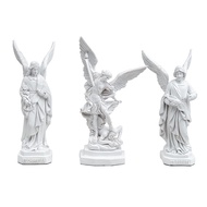 30cm Protective Angel Saint Statue (per pc) Plain White/ - Great Angel Spiritual Statue - Holy Statu
