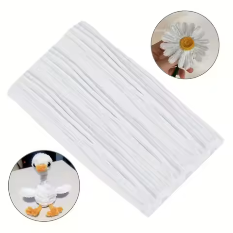 Pipe Cleaners, Pipe Cleaners White 12 Inch, Pipe Cleaners for Crafts, 300pcs Chenille Stems, for Cre