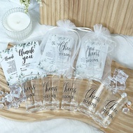 YESTARY 20 Sets Wedding Acrylic Shot Glasses Favors For Guests, 1.2oz Clear Cups With 'Cheers To Lov