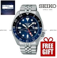 Seiko 5 SSK003K1 Men's SKX Sports Style GMT Automatic Stainless Steel Strap Watch - SSK003