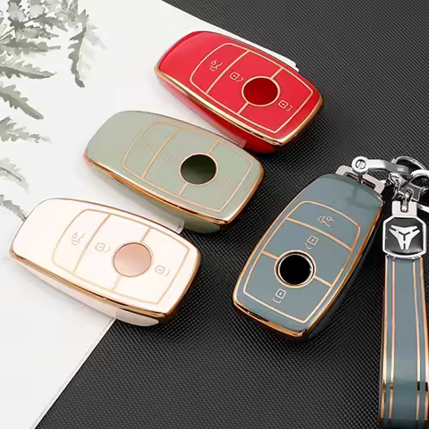 For Mercedes Benz A B C E G S Class CLA CLS GLA GLB GLC GLE GLS EQA EQB EQC Key Case Cover 2 3 Butto