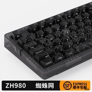 [Retro] Zohe ZH980 Spider Web Mechanical Keyboard Three-Mode Wired Wireless Bluetooth Influencer Gam