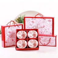 Bohemian Style Rice Bowl Porcelain Bowl Ceramic Bowl Mangkuk Keramik Soup Bento Bowl Doorgift Weddin