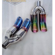 Onepack 5 Zigen Burntip Branch car exhaust