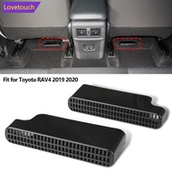 LOVETOUCH 2pcs Car Air Conditioner Outlet Cover Back Seat Heat Floor AC Air Outlet Grid Cover For To