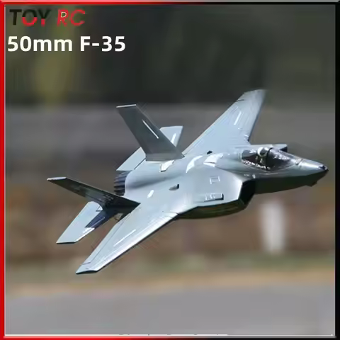 F35 V2 Ducted Fixed Wing Jet Model Assembly Remote-Controlled Fighter Six Channel RC Aircraft Model