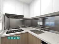 💖💗💙廚房設計科勒櫥櫃愛格板櫥櫃定做經濟型傢俬 櫥櫃訂做石英石廚房檯面定做英式簡歐Perbot buatan sendiri