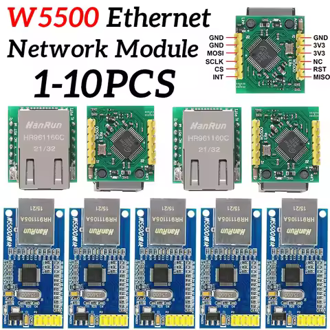 W5500 Ethernet network module hardware TCP / IP 51 / STM32 microcontroller program over W5100