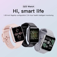 Q23 Smart Watch 44mm Size 1.69inch Square Full Touch Fitness Monitor Impermeabile Sport Smartband Sm