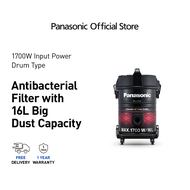 PANASONIC MC-YL631 VACUUM CLEANER 1700W MC-YL631RV47 16L Capacity Anti Bacterial Filter Blower Pembe