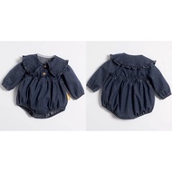 [Random 2 Pieces 299, 3 399 Area] 6-24M Sisters Clothes Baby Girl Long-Sleeved Denim Romper Small Dr