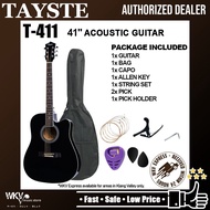 Tayste T411 41 inch High Quality Acoustic Guitar Package (COMBO Set/ Gitar Akustik/ Standard/ Cutaway/ Gitar Kapok)