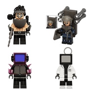 KDL829 SWAT MUTANT Building Blocks SKIBIDI G-ห้องน้ํา Titan นาฬิกาทีวีกล้องลําโพงนักวิทยาศาสตร์ Plun