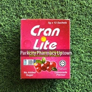 Cran Lite Cranberry 830mg Effervescent powder 12s 5896