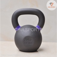 Powder Coat Kettlebell 20kg Cast Iron Bells for strength and conditioning