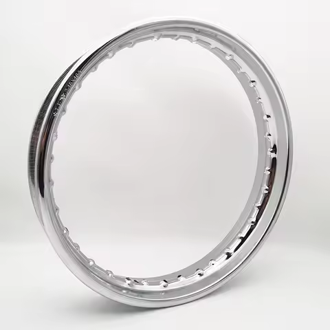 Vintage Motorcycle Aluminum Iron Refit Wheel Rims 32 and 36 Spokes Holes 1.85/2.15" Inch 16/17/18/19