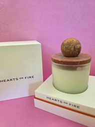 Hearts On Fire Scented Candle with Marble Lid