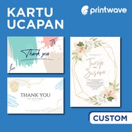 Kartu Ucapan Custom Template | Terima kasih, Online, Happy Birthday, Ulang Tahun, Greeting, Thankyou