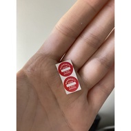 2pcs Warranty Void Sticker / Credit Card CVV Cover Protection