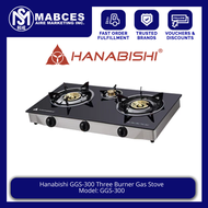 Hanabishi GGS-300 Three Burner Gas Stove