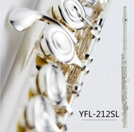 NEW Flute Musical Instrument Flute 16 Closed Holes E-Key Flute Silver Plated music professional BU.U