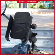 ✌READY STOCK✌Holder Telefon Basikal Moto Mudah Kunci Cepat Umum Mount Fleksibel Untuk Basikal Motor 