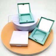 15g Square Pressed Powder Box Pressed Powder Hairline Contouring Empty Box High Gloss Foundation Blu