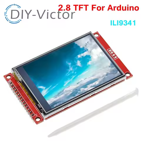 Factory Orginal 2.8" 240*320 ILI9341 Smart Display Screen 2.8inch SPI LCD TFT Module With/Without To