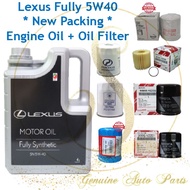 100% ORIGINAL Lexus MOTOR 5W40 SP Fully Synthetic Engine Oil 4L FREE PROTON TOYOTA PERODUA NISSAN HO
