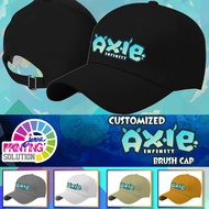 ﹉Customized Axie Infinity  Gamer Brush Cap