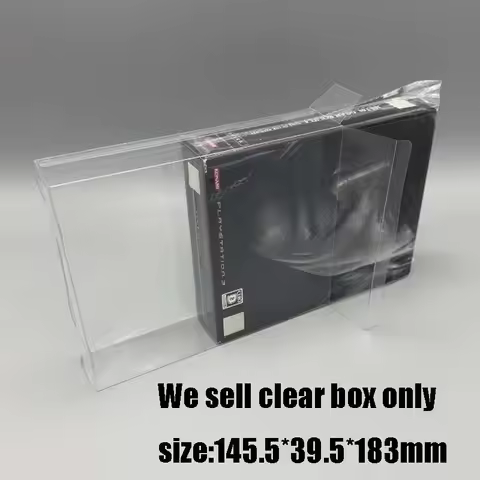 For PS3 Metal Gear Solid 4 Limited Edition & NS: Transparent Dustproof Collectible Case - Also Fits 